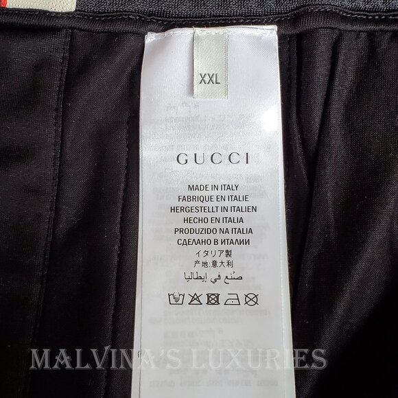 GUCCI PANTS MENS TRACK LOGO LOUNGE TROUSERS WEB TECH sz XXXL - Picture 15 of 16